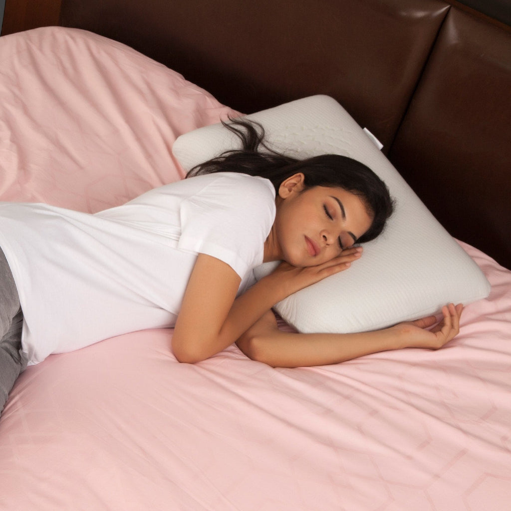 Aspen - Cooling Gel Memory Foam Pillow - Regular - Medium Firm Pillows The White Willow 2.5"H-Standard Size-Low Height White Pack of 1
