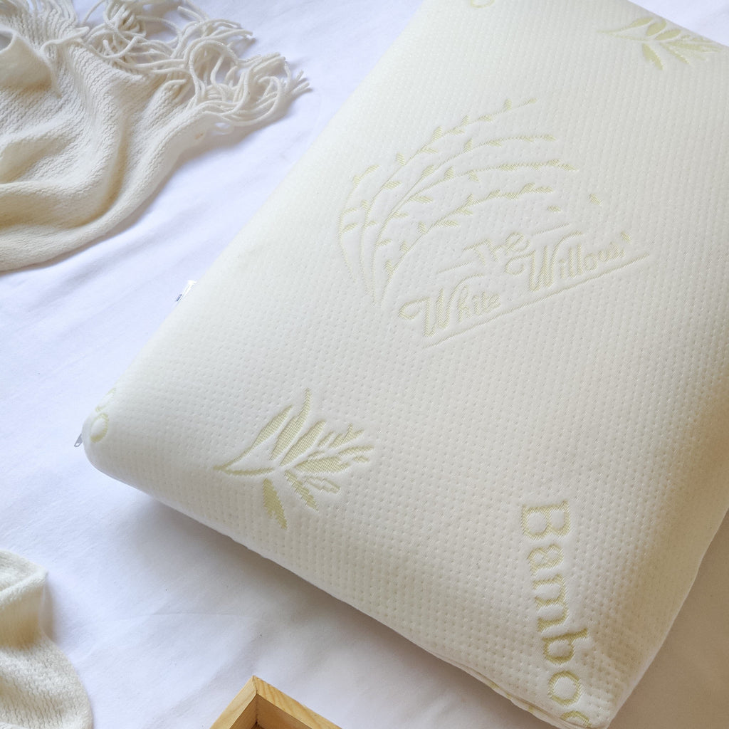 Aspen - Cooling Gel Memory Foam Pillow - Regular - Medium Firm Pillows The White Willow 
