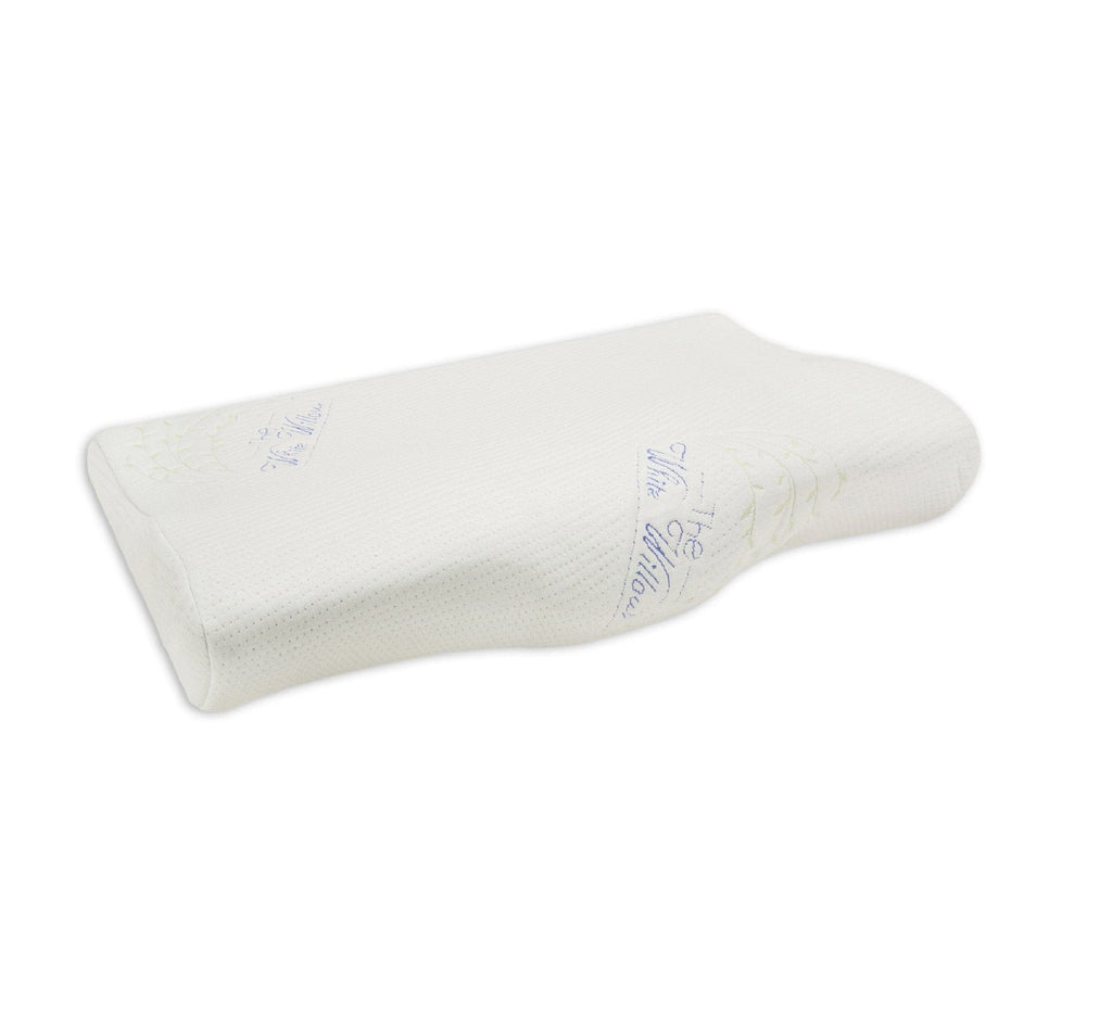 Aster - Memory Foam Neck Pillow - Special Contour - Medium Firm Pillows The White Willow Standard Size Multi 