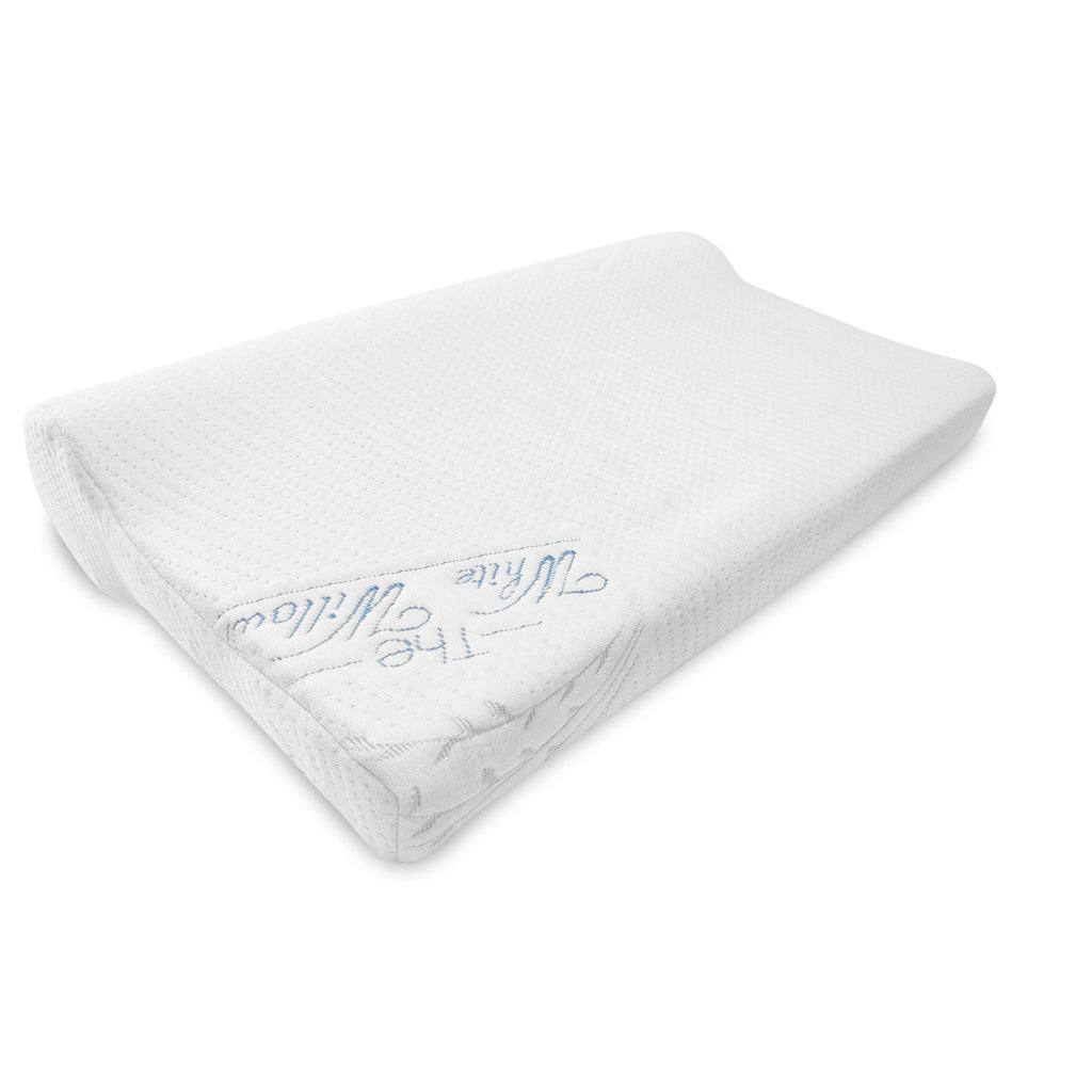 Balsam - HR Foam Neck Support Pillow - Contour Profile - Firm Contour Pillow The White Willow Multi Memory Foam 