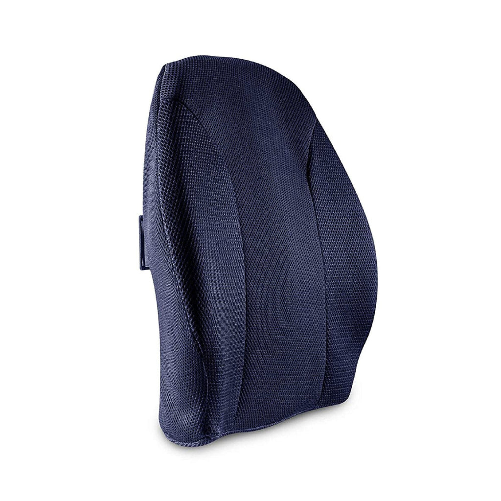 Black Willow - Lumbar Backrest Pillow - Upper Back Support Support The White Willow Below 60 Kgs Dark Blue 