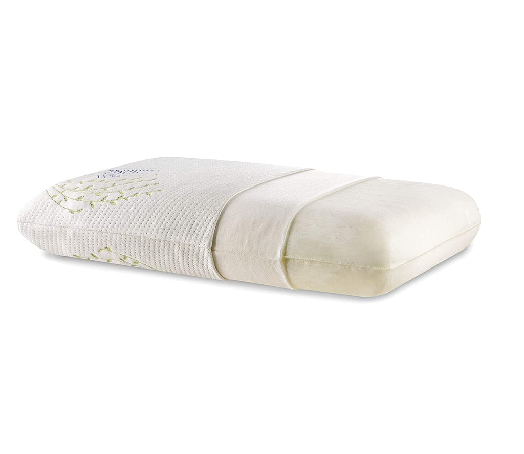 Cypress - Memory Foam Pillow - Regular - Medium Firm Pillows The White Willow 4"H King Size-Medium Height Pack of 1 Multi