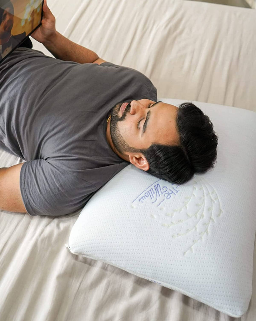 Cypress - Memory Foam Pillow - Regular - Medium Firm Pillows The White Willow XL King 6"H(Ultra High) Pack of 1 Multi