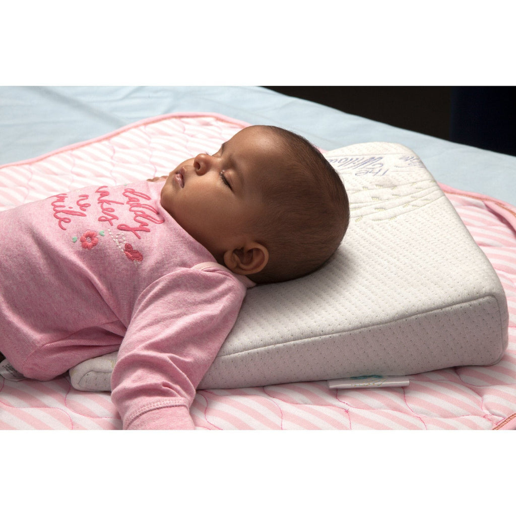Estelle - Soft Foam - Baby Crib Wedge Pillow - Special Inclined - Medium Firm Maternity & Kids The White Willow 