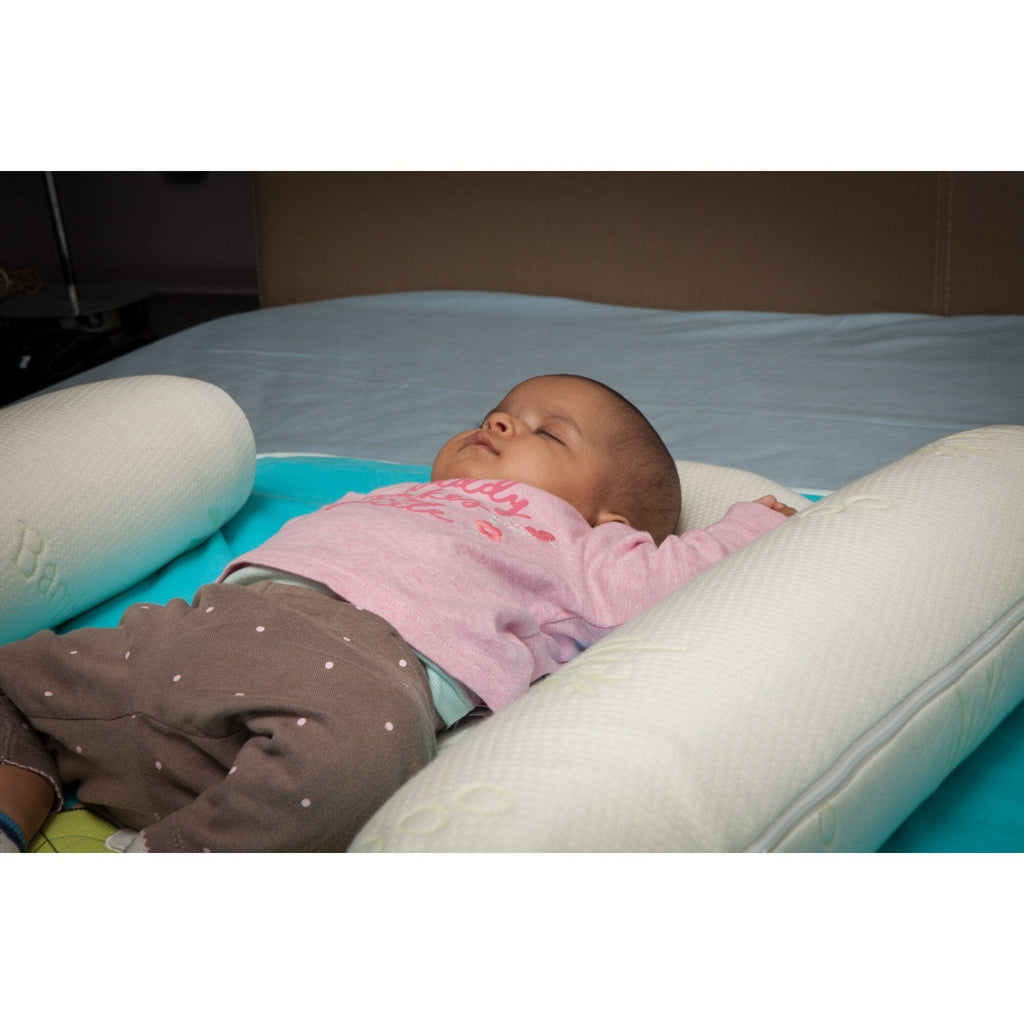 Fuzzy - Memory Foam Small Round Baby Bolster - Soft Maternity & Kids The White Willow 