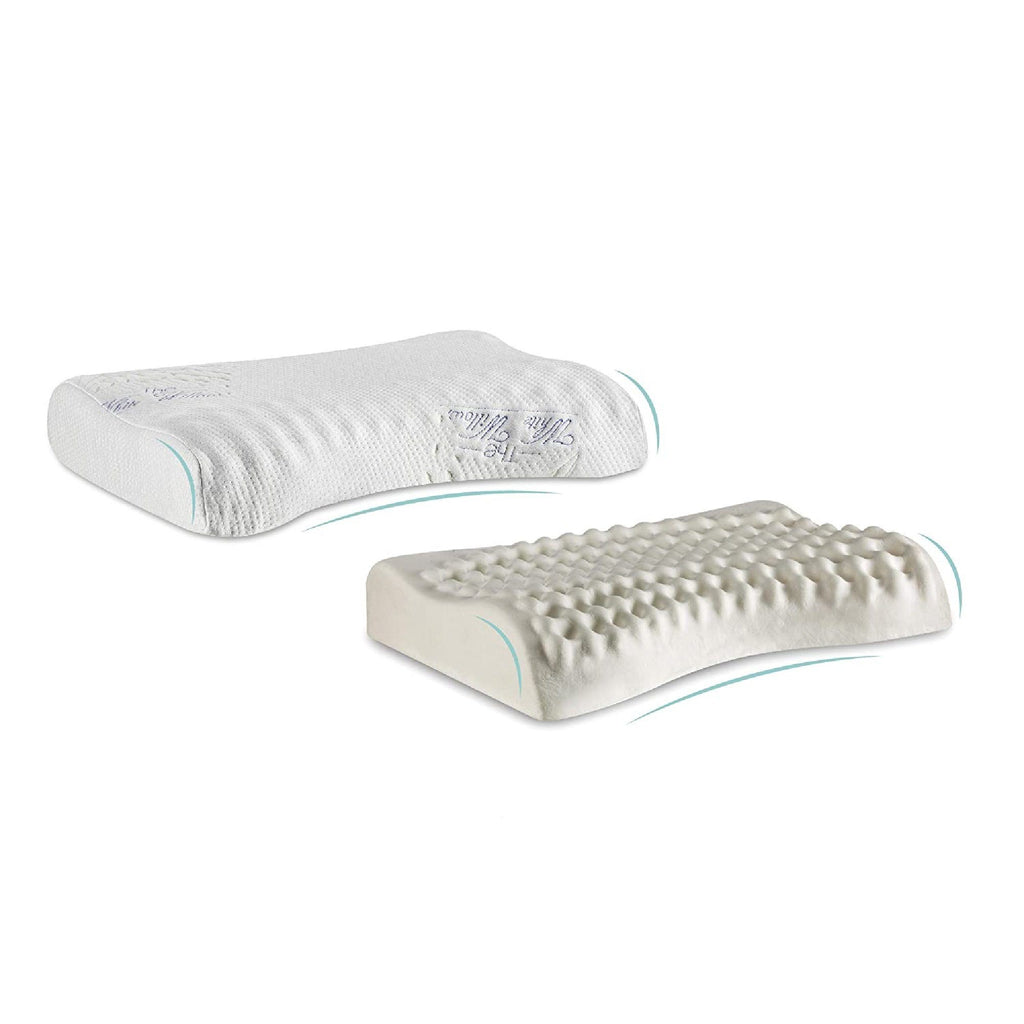 Hazel - Memory Foam Cervical Orthopedic Bed Pillow - Contour - Medium Firm - The White Willow