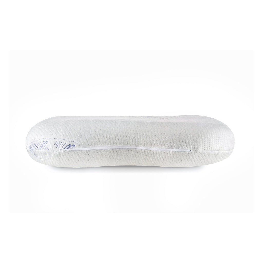 Juniper - Memory Foam Special Curve Bed Pillow - Medium Firm - The White Willow