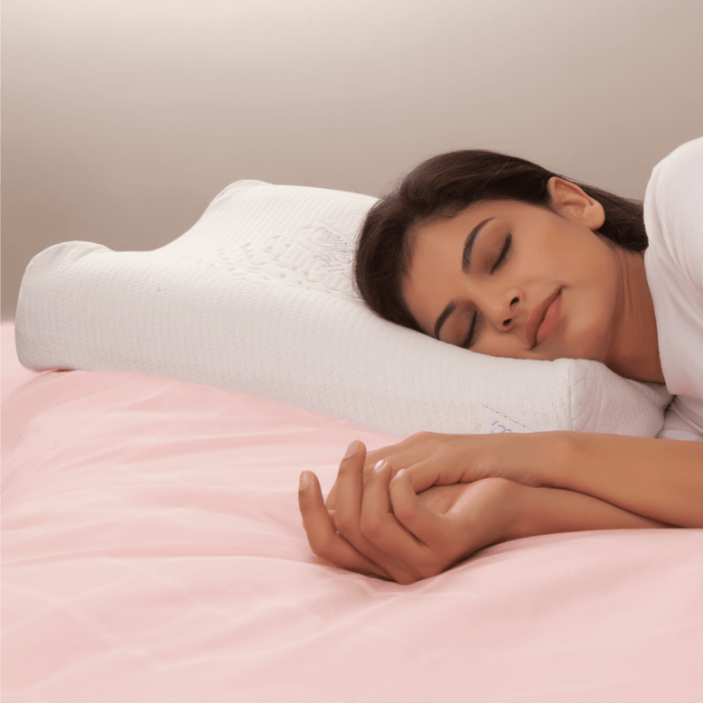 Most bought small Memory Foam Wedge pillow for neck pain & acid reflux-The  White Willow.