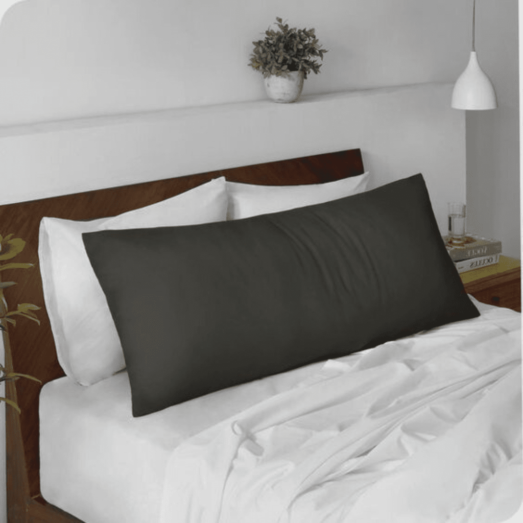 Premium Organic Cotton Body Pillow Cover- Pack of 1 The White Willow 