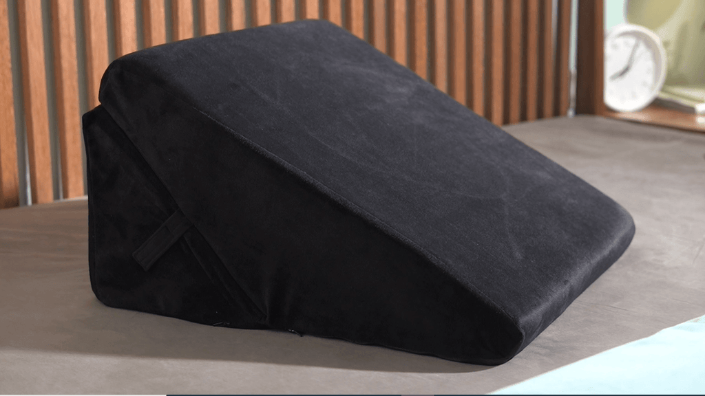 Relatic- HR Foam- Adjustable Wedge Pillow - Medium Size - Medium Firm The White Willow Black 