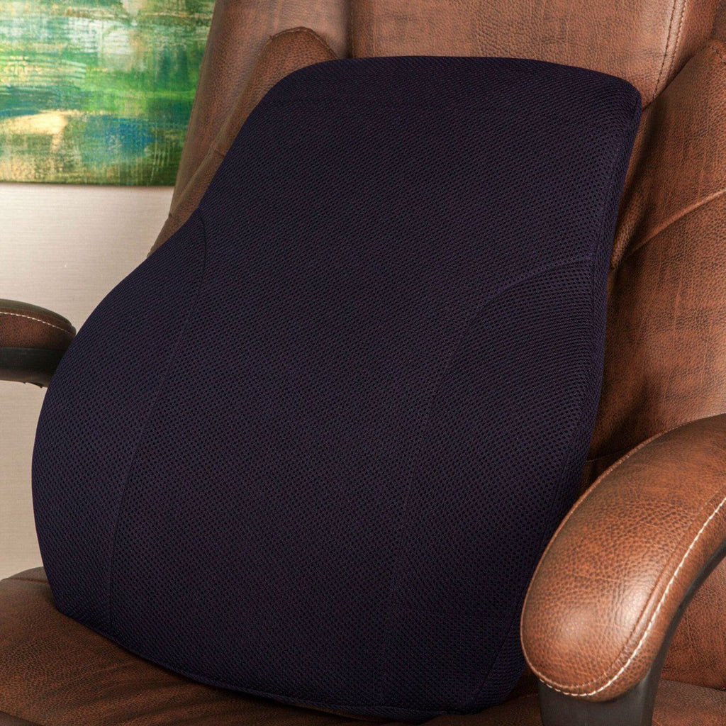 Rubus - Lumbar Backrest Pillow- Lower Back Support Support The White Willow Below 60 Kgs Dark Blue 