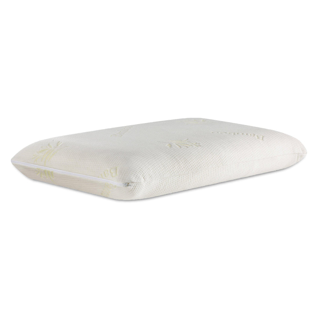 Birch - Cooling Gel Memory Foam Pillow - Slim - Medium Firm - The White Willow