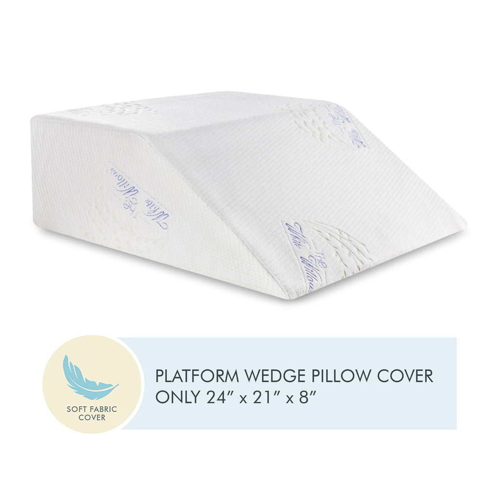 Soft Fabric Cover For Platform Wedge With Zip Closure Case - 24" X 21" X 8" - The White Willow
