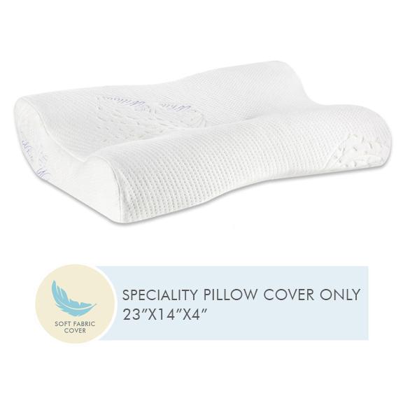 Soft Fabric Specialty Pillow Cover - (22.5” x 14” x 4”) (only Pillow Case) - The White Willow
