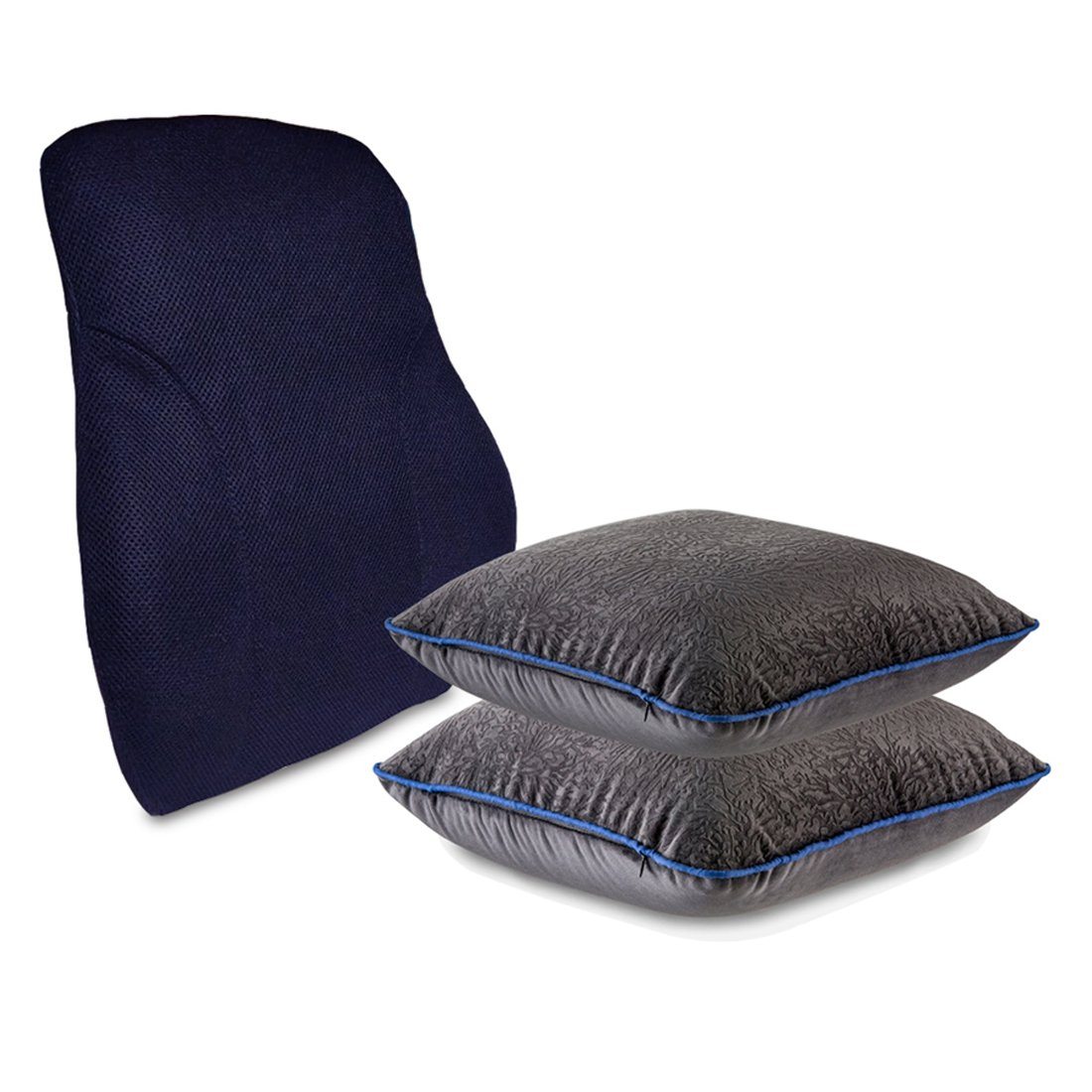 Exclusive Car Cushion Combo & Pillow Set for optimum Support & Comfort-The  White Willow