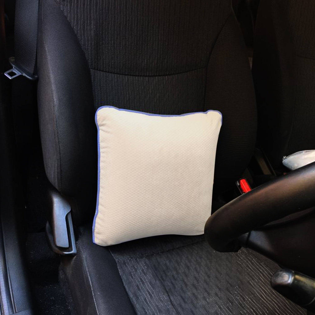 Ventilio - Memory Foam Square Shaped Car Cushion - Medium Firm - The White Willow