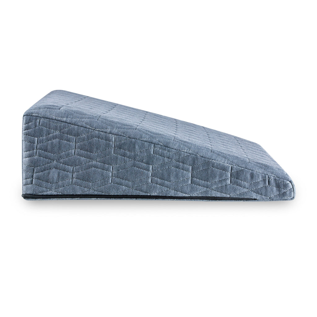 Zeus - Activated Charcoal Memory Foam & HR Foam XL King Size Wedge Pillow - 3 Different Sizes - Medium Firm Support The White Willow 